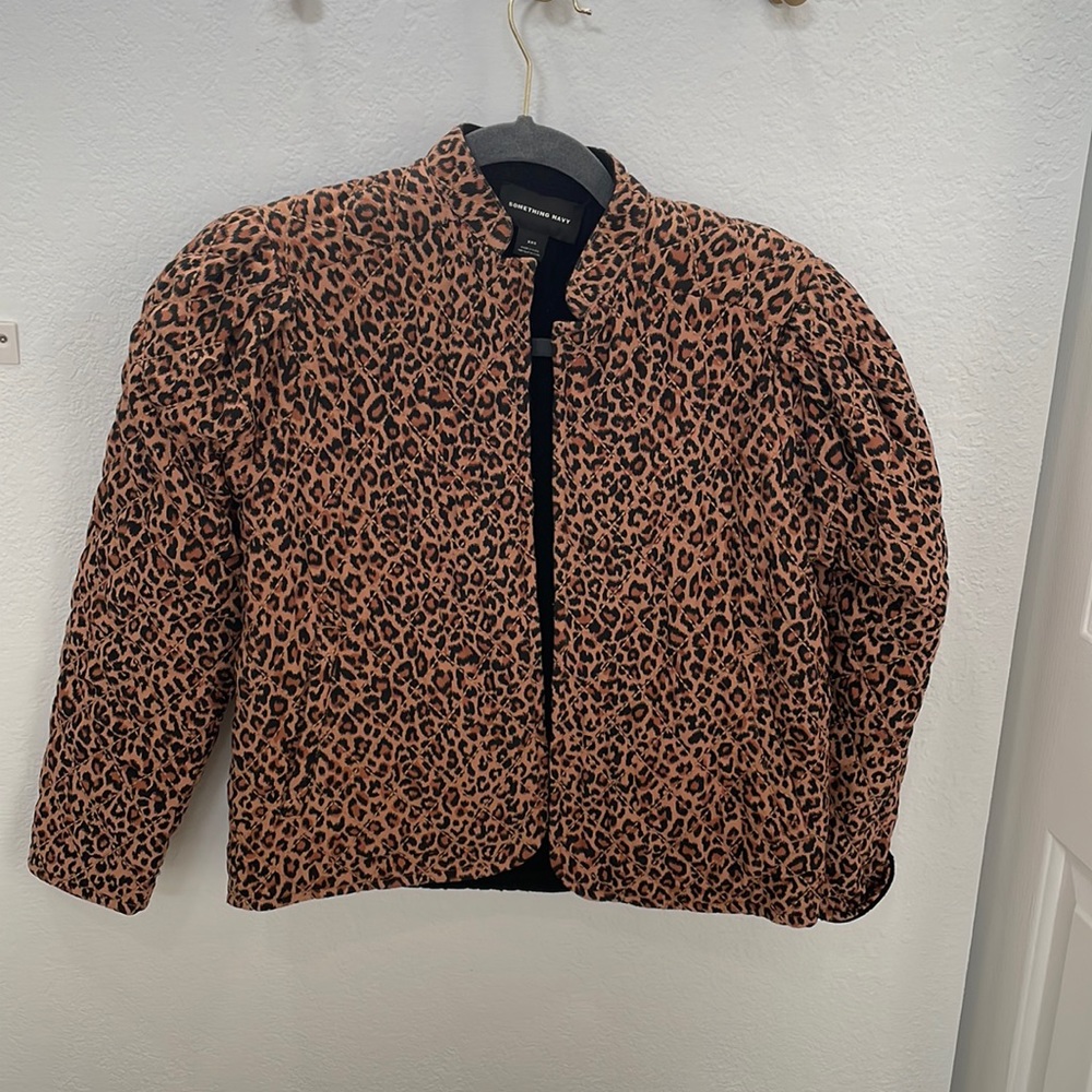 Reversible cheetah jacket